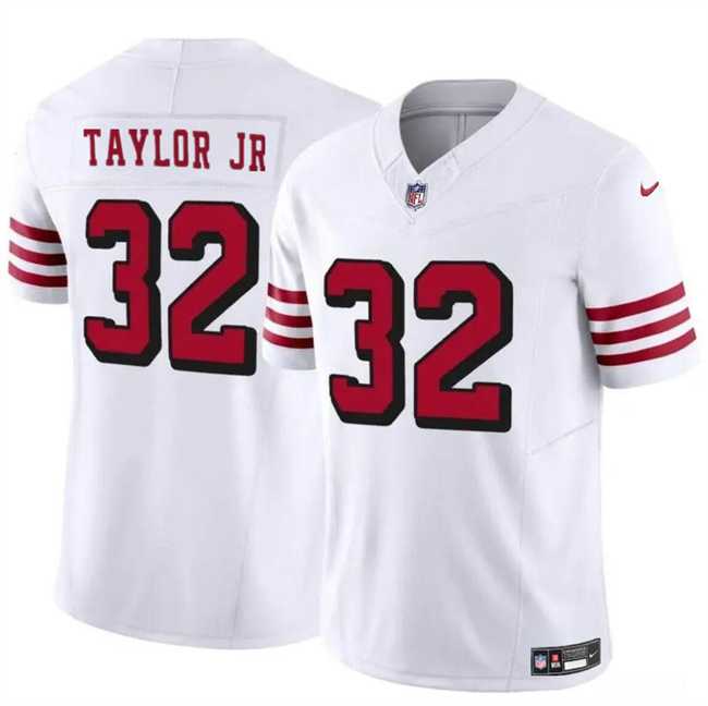 Men & Women & Youth San Francisco 49ers #32 Patrick Taylor Jr New White 2024 F.U.S.E. Vapor Untouchable Limited Stitched Jersey